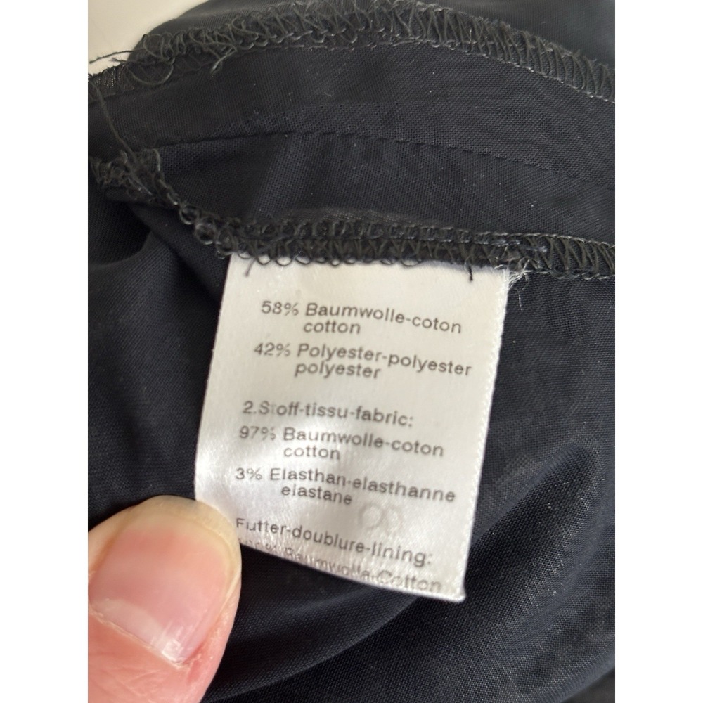 Akris Punto Size 8 Skirt Suit Set 2 Piece Gray Office Designer Luxury Cotton - Picture 10 of 11